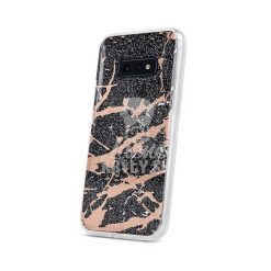Kryty na mobil | Zadný kryt s potlačou Marble čierny – Samsung Galaxy S10e | Kryty na mobil