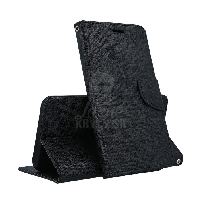 Peňaženkové puzdro Fancy Book čierne – Samsung Galaxy A20e | Kryty na mobil Kryty na mobil | Peňaženkové puzdro Fancy Book čierne – Samsung Galaxy A20e | Kryty na mobil