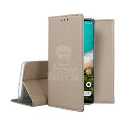 Kryty na mobil | Knižkové puzdro Smart Case Book zlaté – Xiaomi Redmi Note 8T | Kryty na mobil
