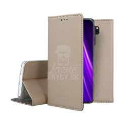 Kryty na mobil | Knižkové puzdro Smart Case Book zlaté – Xiaomi Redmi Note 8 Pro | Kryty na mobil