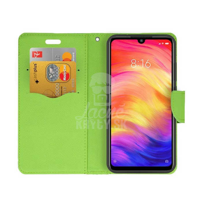 Peňaženkové puzdro Fancy Book modro-limetkové – Xiaomi Redmi 8A | Kryty na mobil Kryty na mobil | Peňaženkové puzdro Fancy Book modro-limetkové – Xiaomi Redmi 8A | Kryty na mobil