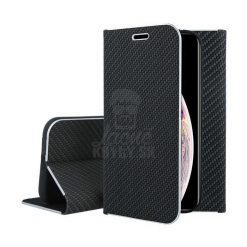 Kryty na mobil | Knižkové puzdro Luna Carbon čierne – Xiaomi Redmi 8A | Kryty na mobil