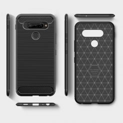 Zadný kryt Carbon čierny – LG K50S | Kryty na mobil Kryty na mobil | Zadný kryt Carbon čierny – LG K50S | Kryty na mobil