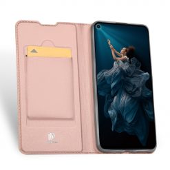 Kryty na mobil | Knižkové puzdro Dux Ducis Skin Pro ružové – Honor 20 / Huawei Nova 5T | Kryty na mobil