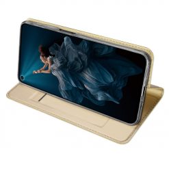 Kryty na mobil | Knižkové puzdro Dux Ducis Skin Pro zlaté – Honor 20 / Huawei Nova 5T | Kryty na mobil