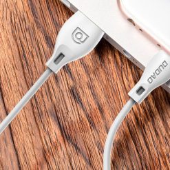 Kryty na mobil | Lightning kábel dátový Dudao L4L 2,1A 1m biely | Kryty na mobil