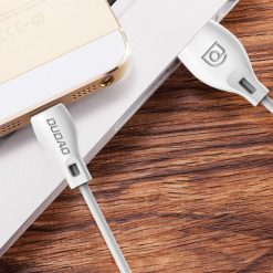 Kryty na mobil | Lightning kábel dátový Dudao L4L 2,1A 1m biely | Kryty na mobil