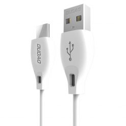 Kryty na mobil | Dátový kábel Dudao L4T 2,1A USB-C 1m biely | Kryty na mobil