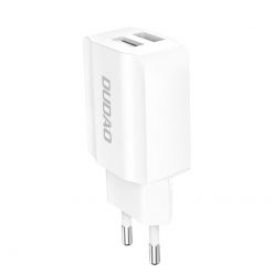 Nabíjačka do siete Dudao A2EU 2x USB 5V/2,4A biela | Kryty na mobil Kryty na mobil | Nabíjačka do siete Dudao A2EU 2x USB 5V/2,4A biela | Kryty na mobil