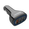 Nabíjačka do auta Dudao R7S 2,4A Quick Charge 3.0 na 3 USB biela | Kryty na mobil Kryty na mobil | Nabíjačka do auta Dudao R7S 2,4A Quick Charge 3.0 na 3 USB biela | Kryty na mobil