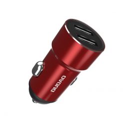 Kryty na mobil | Nabíjačka do auta Dudao R5 2,4A na 2 USB červená | Kryty na mobil