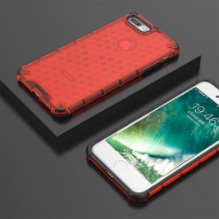 Odolný kryt Honeycomb Armor červený – iPhone 7 Plus / 8 Plus