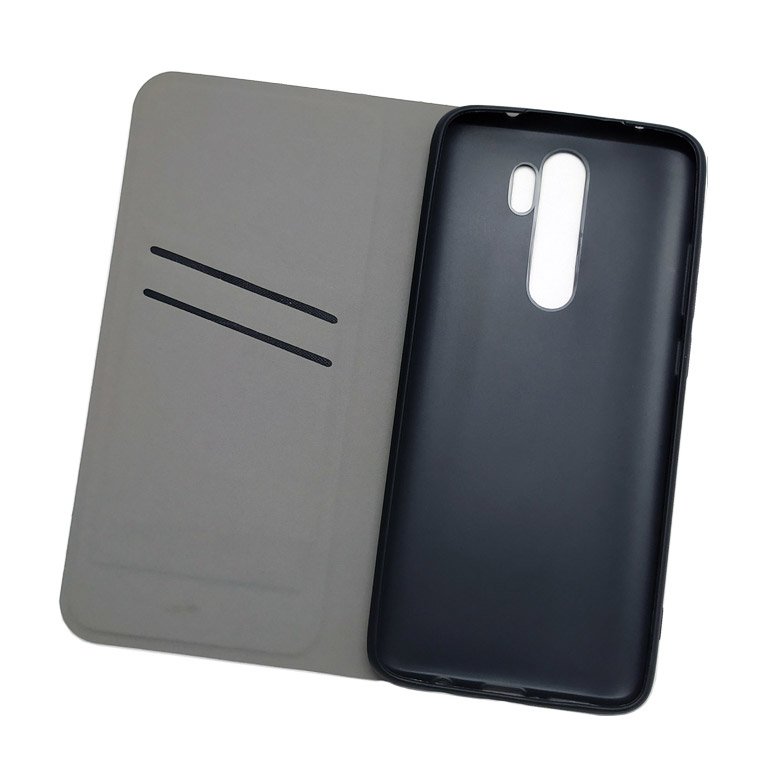 Peňaženkové puzdro Fabric Flip Bookcase čierne – Xiaomi Redmi Note 8 Pro | Kryty na mobil Kryty na mobil | Peňaženkové puzdro Fabric Flip Bookcase čierne – Xiaomi Redmi Note 8 Pro | Kryty na mobil