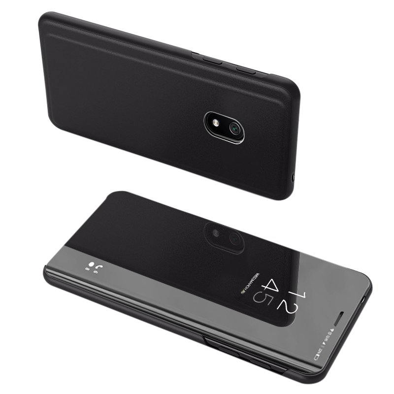 Priehľadný kryt Clear View Case čierny – Xiaomi Redmi 8A | Kryty na mobil Kryty na mobil | Priehľadný kryt Clear View Case čierny – Xiaomi Redmi 8A | Kryty na mobil