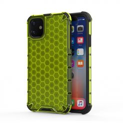 Kryty na mobil | Odolný kryt Honeycomb Armor zelený – iPhone 11 | Kryty na mobil