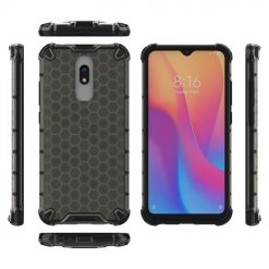 Kryty na mobil | Odolný kryt Honeycomb Armor čierny – Xiaomi Redmi 8 / Redmi 8A | Kryty na mobil