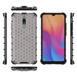 Odolný kryt Honeycomb Armor transparentný – Xiaomi Redmi 8 / Redmi 8A | Kryty na mobil Kryty na mobil | Odolný kryt Honeycomb Armor transparentný – Xiaomi Redmi 8 / Redmi 8A | Kryty na mobil