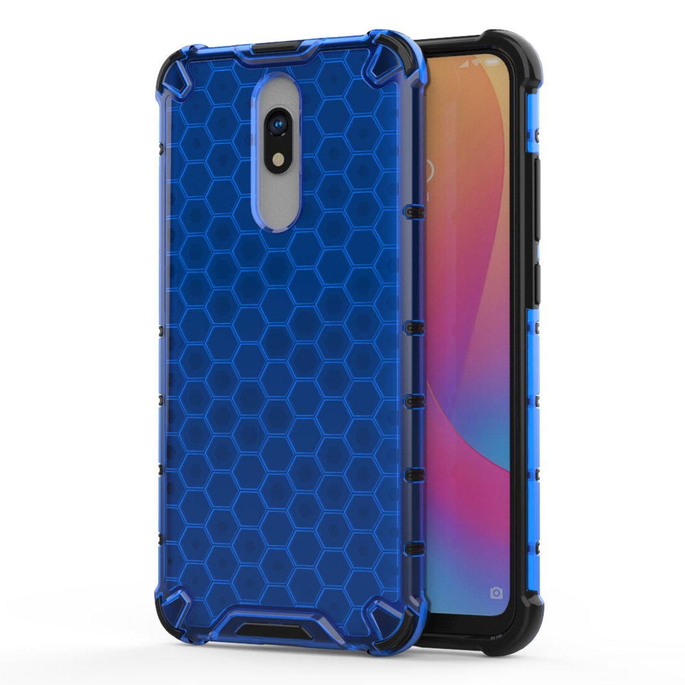 Odolný kryt Honeycomb Armor modrý – Xiaomi Redmi 8 / Redmi 8A | Kryty na mobil Kryty na mobil | Odolný kryt Honeycomb Armor modrý – Xiaomi Redmi 8 / Redmi 8A | Kryty na mobil
