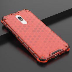 Odolný kryt Honeycomb Armor červený – Xiaomi Redmi 8 / Redmi 8A