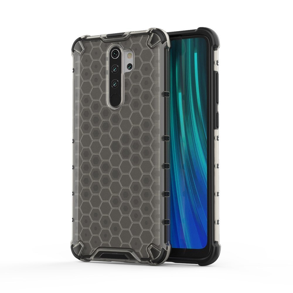 Odolný kryt Honeycomb Armor čierny – Xiaomi Redmi Note 8 Pro | Kryty na mobil Kryty na mobil | Odolný kryt Honeycomb Armor čierny – Xiaomi Redmi Note 8 Pro | Kryty na mobil