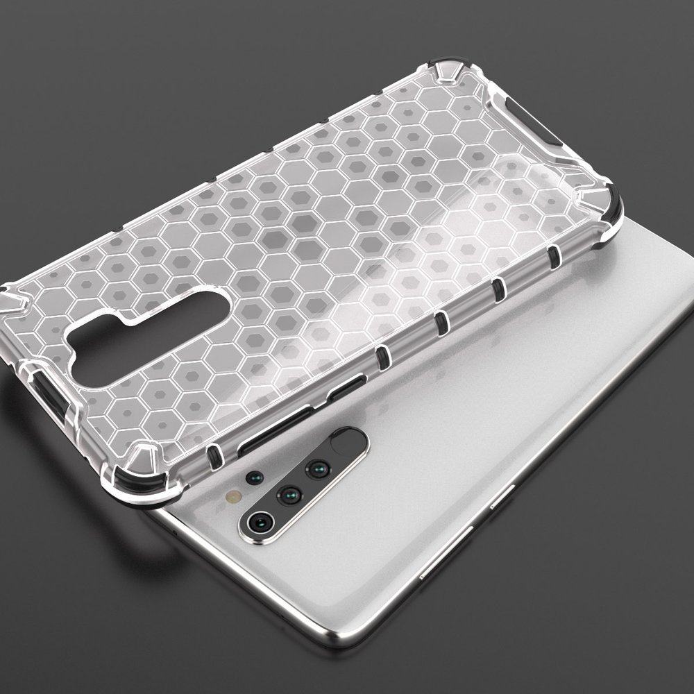 Odolný kryt Honeycomb Armor transparentný – Xiaomi Redmi Note 8 Pro | Kryty na mobil Kryty na mobil | Odolný kryt Honeycomb Armor transparentný – Xiaomi Redmi Note 8 Pro | Kryty na mobil