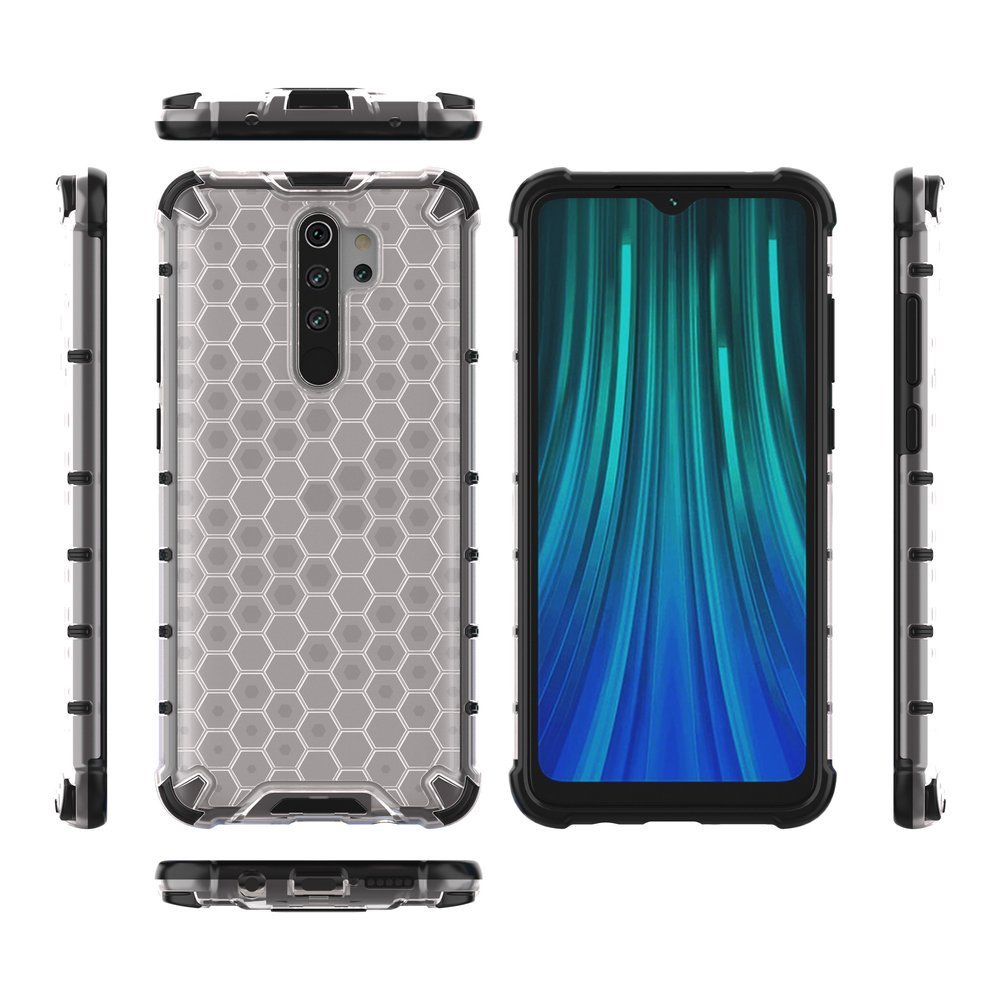 Odolný kryt Honeycomb Armor transparentný – Xiaomi Redmi Note 8 Pro | Kryty na mobil Kryty na mobil | Odolný kryt Honeycomb Armor transparentný – Xiaomi Redmi Note 8 Pro | Kryty na mobil