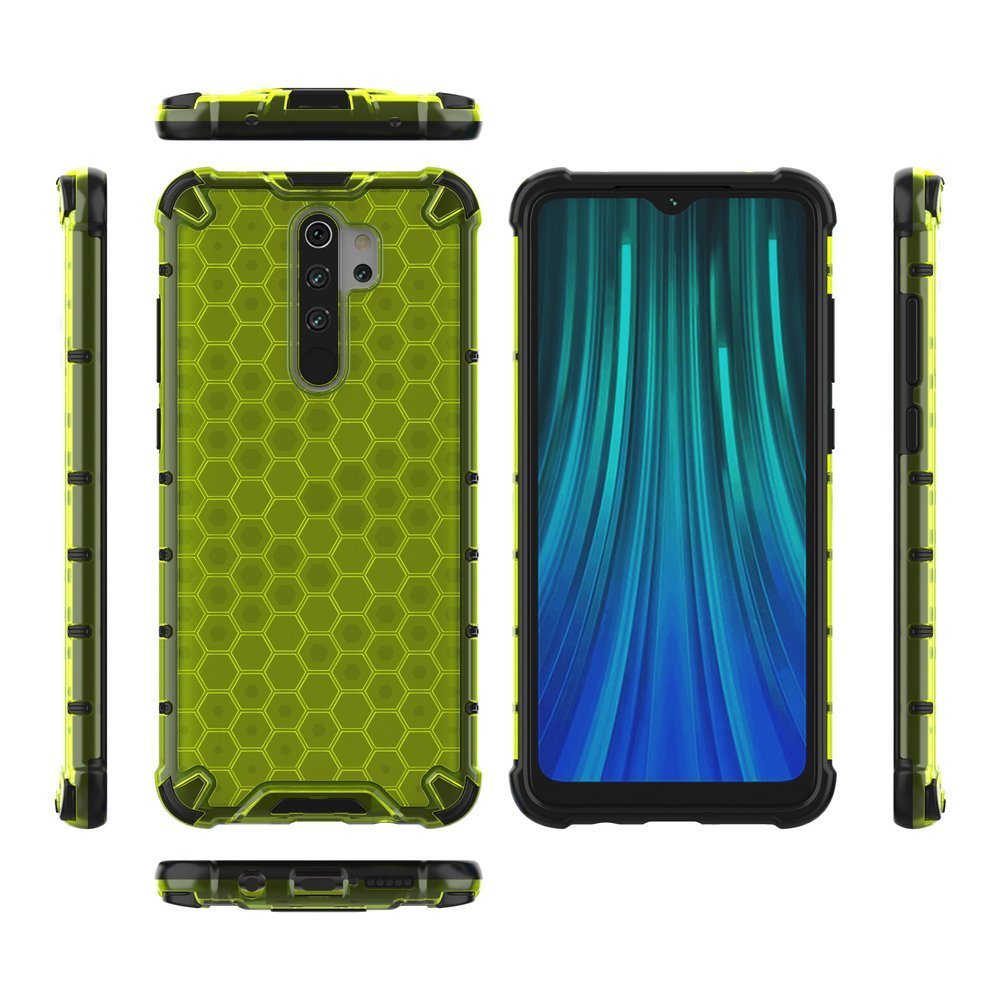 Odolný kryt Honeycomb Armor zelený – Xiaomi Redmi Note 8 Pro | Kryty na mobil Kryty na mobil | Odolný kryt Honeycomb Armor zelený – Xiaomi Redmi Note 8 Pro | Kryty na mobil