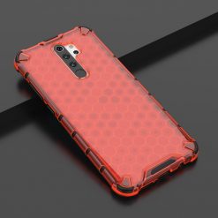 Kryty na mobil | Odolný kryt Honeycomb Armor červený – Xiaomi Redmi Note 8 Pro | Kryty na mobil