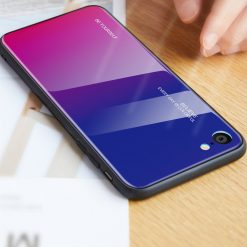 Kryty na mobil | Sklenený kryt Gradient glass modro-fialový – Apple iPhone 7 / iPhone 8 / iPhone SE 2020 / iPhone SE 2022 | Kryty na mobil