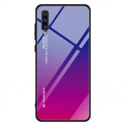 Kryty na mobil | Sklenený kryt Gradient glass modro-fialový – Samsung Galaxy A50 | Kryty na mobil