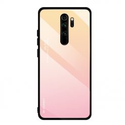 Kryty na mobil | Sklenený kryt Gradient glass žlto-ružový – Xiaomi Redmi Note 8 Pro | Kryty na mobil