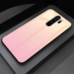 Kryty na mobil | Sklenený kryt Gradient glass žlto-ružový – Xiaomi Redmi Note 8 Pro | Kryty na mobil