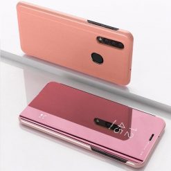 Kryty na mobil | Priehľadný kryt Clear View Case ružový – Samsung Galaxy A51 | Kryty na mobil