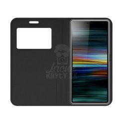 Kryty na mobil | Knižkové puzdro Smart Look čierne – Sony Xperia 10 | Kryty na mobil