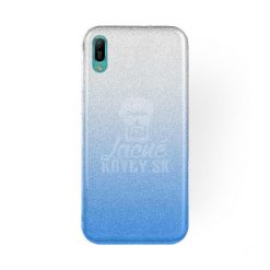 Ligotavý Kryt Forcell Shining transparentno-modrý – Honor 8A / Huawei Y6s