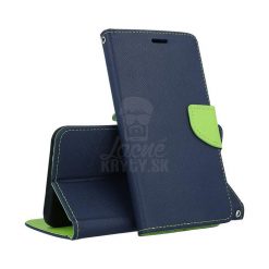 Kryty na mobil | Peňaženkové puzdro Fancy Book modro-limetkové – Xiaomi Redmi 7A | Kryty na mobil