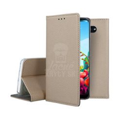 Kryty na mobil | Knižkové puzdro Smart Case Book zlaté – LG K40S | Kryty na mobil