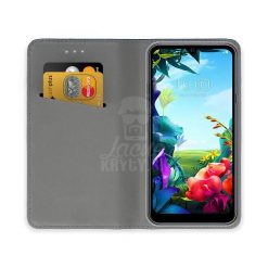 Kryty na mobil | Knižkové puzdro Smart Case Book zlaté – LG K40S | Kryty na mobil
