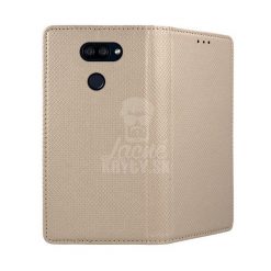 Kryty na mobil | Knižkové puzdro Smart Case Book zlaté – LG K40S | Kryty na mobil