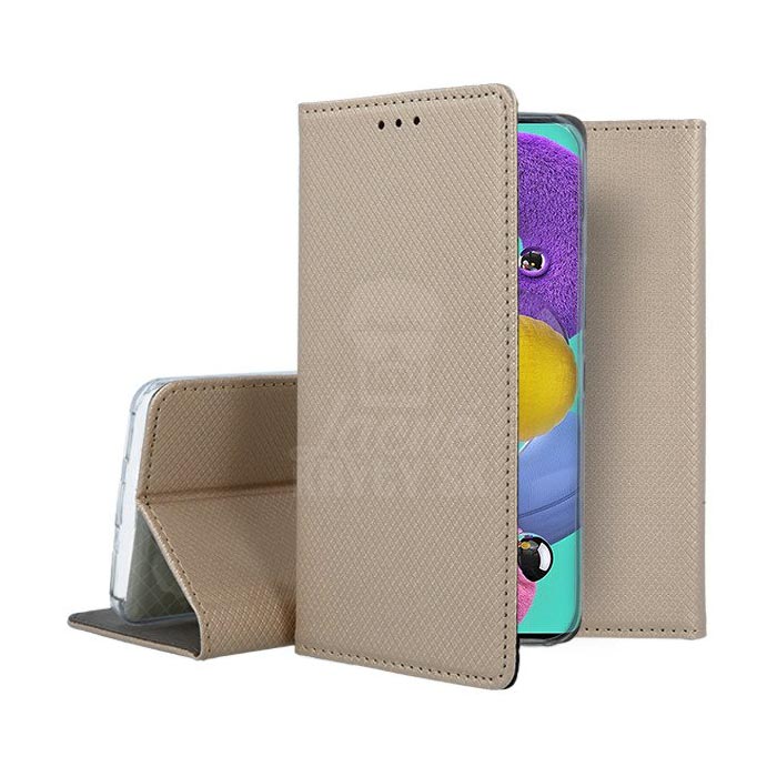 Knižkové puzdro Smart Case Book zlaté – Samsung Galaxy A51 | Kryty na mobil Kryty na mobil | Knižkové puzdro Smart Case Book zlaté – Samsung Galaxy A51 | Kryty na mobil