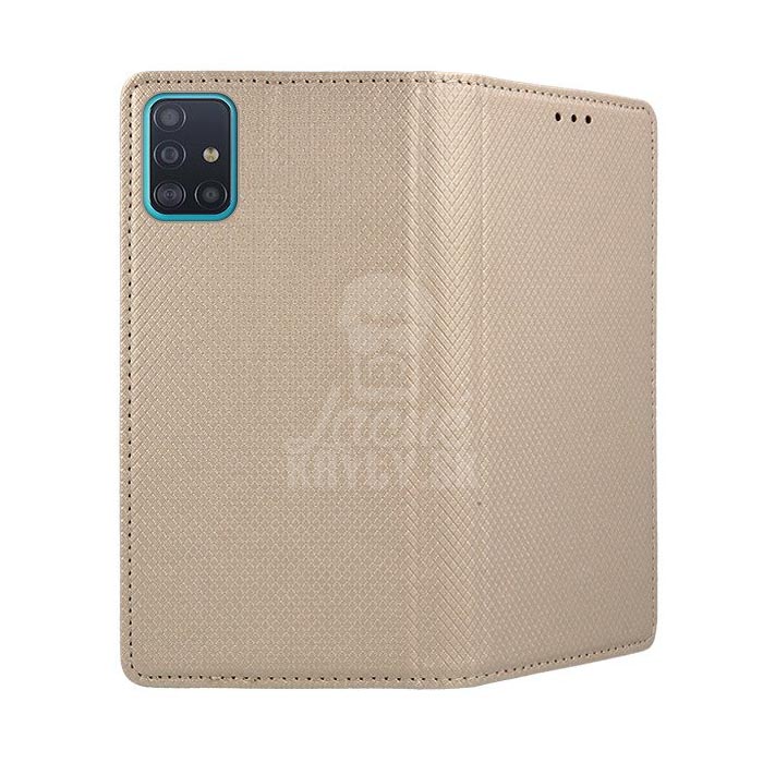 Knižkové puzdro Smart Case Book zlaté – Samsung Galaxy A51 | Kryty na mobil Kryty na mobil | Knižkové puzdro Smart Case Book zlaté – Samsung Galaxy A51 | Kryty na mobil