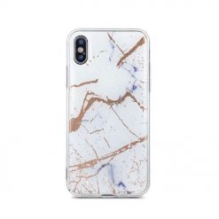 Kryty na mobil | Zadný kryt s potlačou Marble biely – Samsung Galaxy A51 | Kryty na mobil