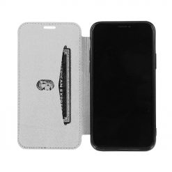 Kryty na mobil | Knižkové puzdro Electro Book strieborné – iPhone 11 Pro | Kryty na mobil