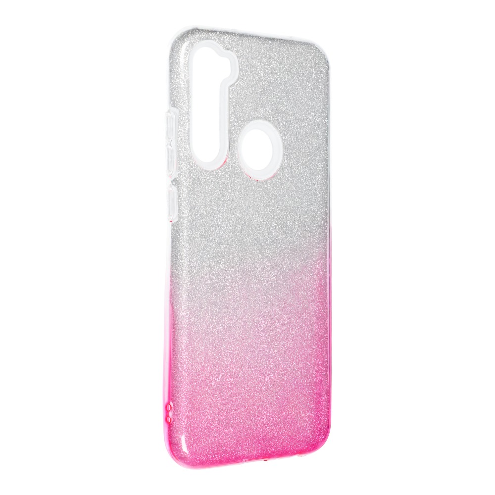 Ligotavý Kryt Forcell Shining transparentno-ružový – Xiaomi Redmi Note 8T | Kryty na mobil Kryty na mobil | Ligotavý Kryt Forcell Shining transparentno-ružový – Xiaomi Redmi Note 8T | Kryty na mobil