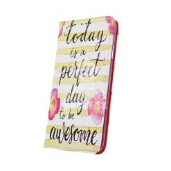 Kryty na mobil | Knižkové puzdro Trendy Perfect day to be awesome – Sony Xperia 10 Plus | Kryty na mobil