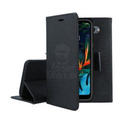 Kryty na mobil | Peňaženkové puzdro Fancy Book čierne – LG K50 / LG Q60 | Kryty na mobil