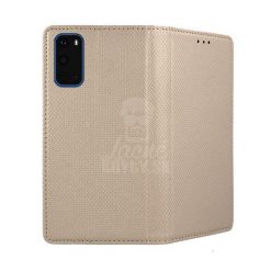 Kryty na mobil | Knižkové puzdro Smart Case Book zlaté – Samsung Galaxy S20 | Kryty na mobil