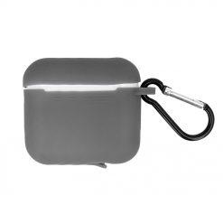 Kryty na mobil | Puzdro Silicone Hook AirPods sivé – Apple AirPods Pro | Kryty na mobil