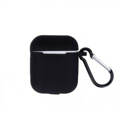 Kryty na mobil | Puzdro Silicone Hook AirPods čierne – Apple AirPods | Kryty na mobil