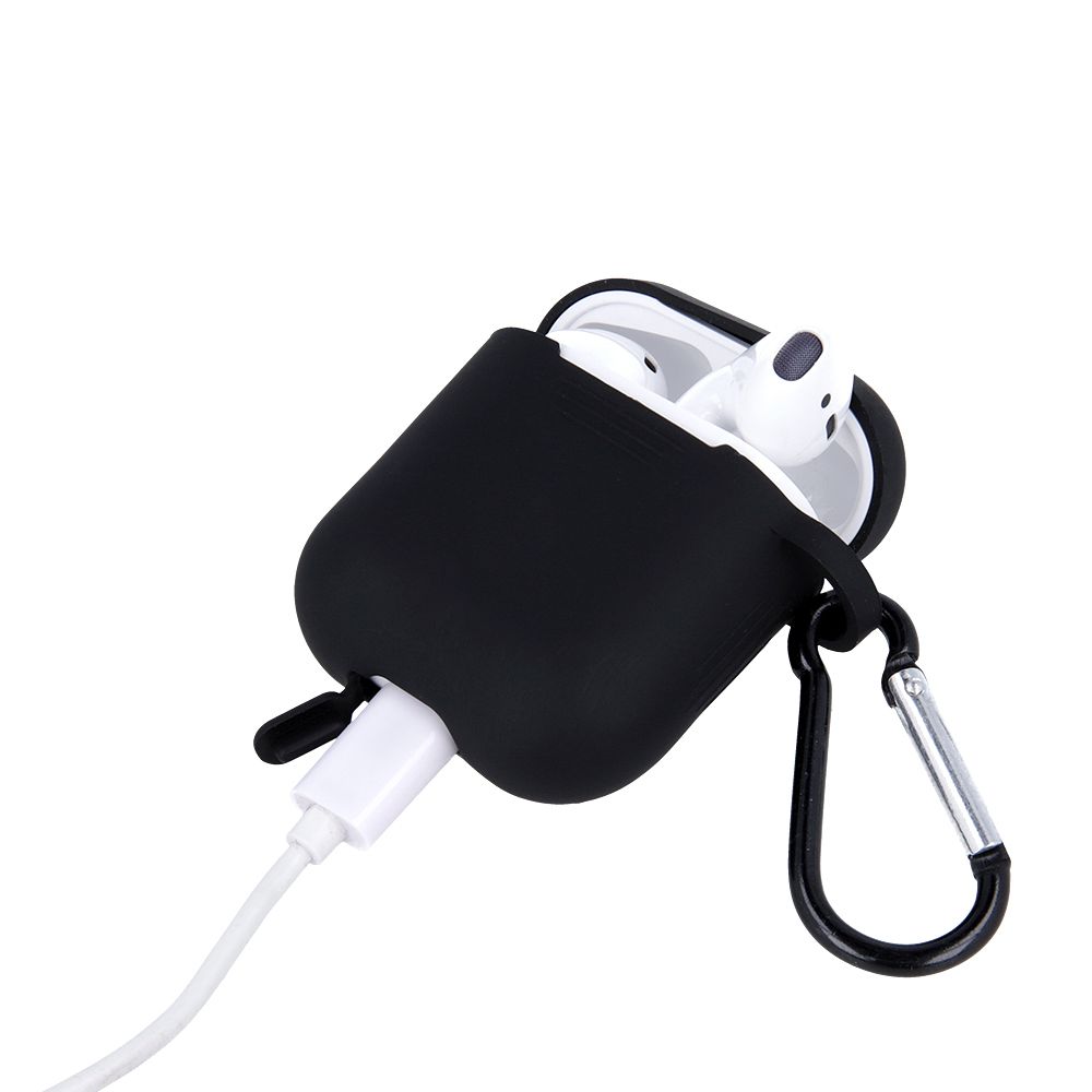 Puzdro Silicone Hook AirPods čierne – Apple AirPods | Kryty na mobil Kryty na mobil | Puzdro Silicone Hook AirPods čierne – Apple AirPods | Kryty na mobil